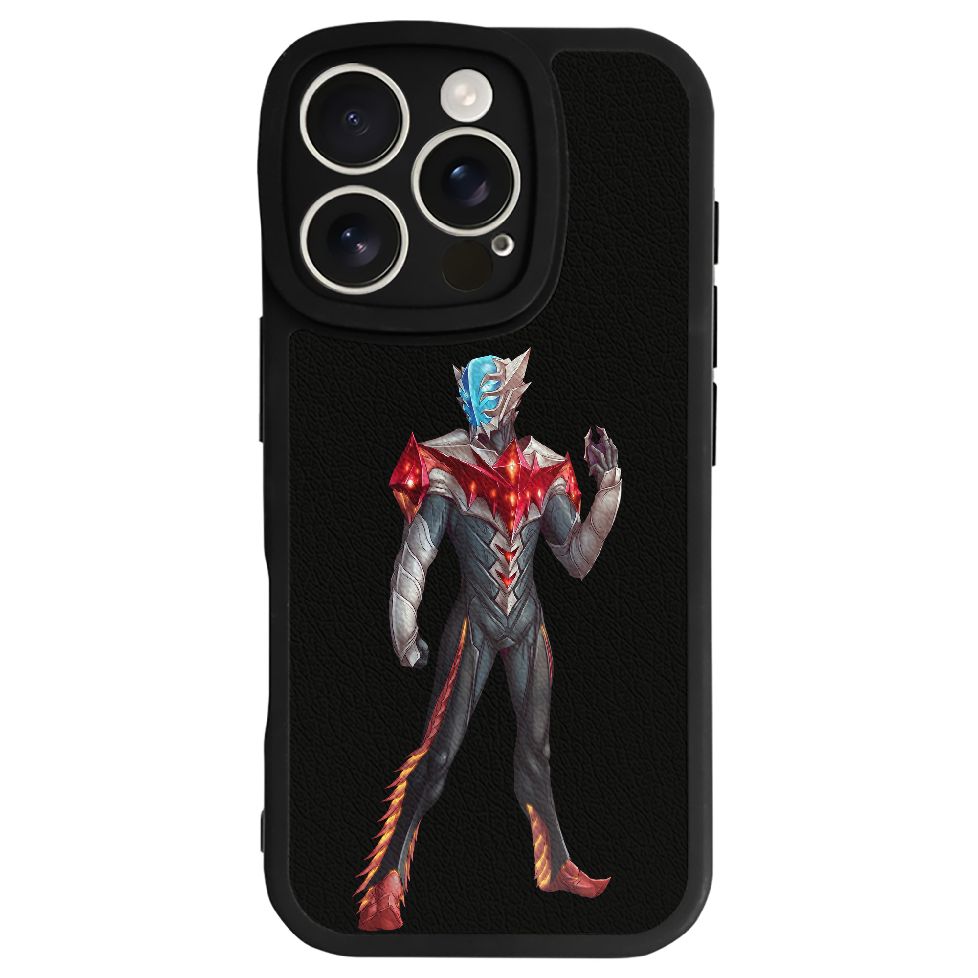 （画像用） ウルトラマン Ultraman 【iPhone 16シリーズ対応】シリコンスマホケース（レザー調） 材質：シリコン